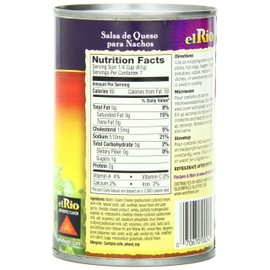 El Rio Nacho Cheese Sauce, 15-Ounce Can (Pack of 12)