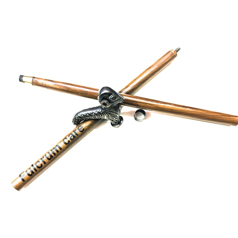 Wooden Walking Cane with Aluminium Handle Sheep - Handmade, Ergonomic,
