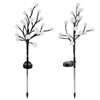 2pcs 20LED Solar Powered Fairy Lights Outdoor Dandelion Lamp Garden