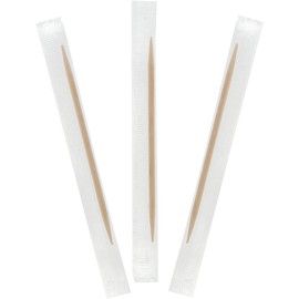 Royal Plain Individual Cello Wrapped Toothpicks, Package of 1000