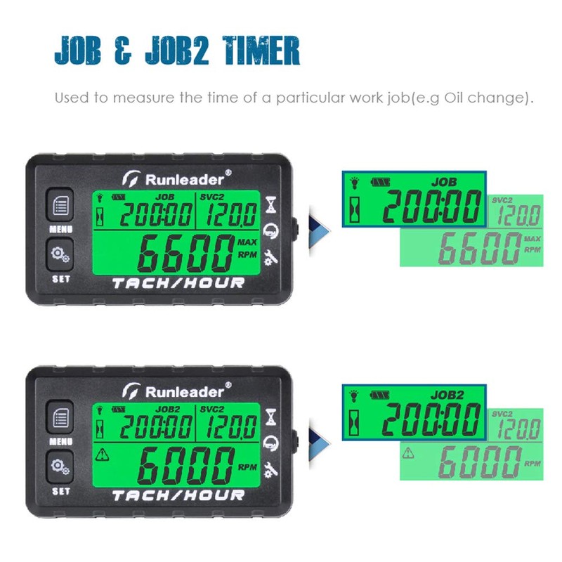 Tachometer Inductive Operating Hour Meter for Operating Hour Meter Digital