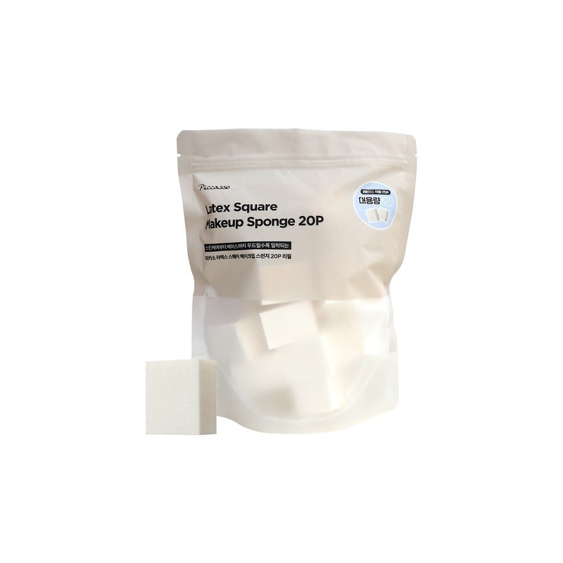 [Picasso] Latex square sponge 20P refill / [피카소] 라텍스 스퀘어