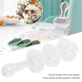 Bolas de arroz para hacer batidos, moldes de polipropileno musubi para hacer sushi para hacer moldes de sushi DIY Kitchen sushi moldes