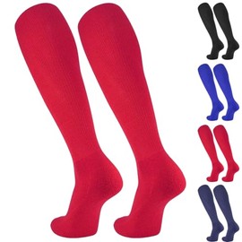 Easton Baseball/Softball Athletic Socks | 1 Pair | Multiple Colors, Red, Youth Large | Size 7Y-9