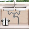 QruiLanTu Double Sink Drain Kit Expandable Flexible 1 1/2 Inch