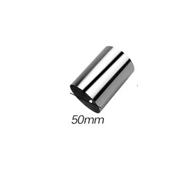 Vokowin 6Pcs 50mm Stair Handrail Connection Joint, Stainless Steel Handrail Joint Straight Handrail Fittings Pipe with Stainless Steel Screws (K347-6)