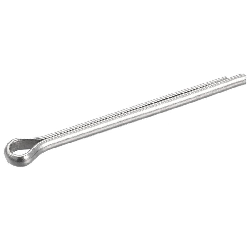 sourcing map Split Cotter Pin, 6mm x 100mm Stainless Steel