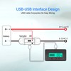 Battery Monitor Meter High Accuracy Voltmeter Ammeter Universal Battery Capacity