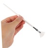 Beavorty 2pcs Fan-shaped Mascara Brush for Lower Lashes Curved Design