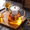 Mini Size Glass Teapot Tea Kettle-with Stainless Steel Removable Infuser