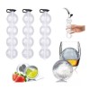 DIY ICE FOOD 3 Moldes De Esferas 4 Cavidades Bolas