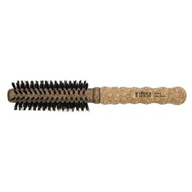 EX2 - Ibiza Small Round Brush with Extended Cork Handle, 10 Rows of Bristles by Hand Made in Spain