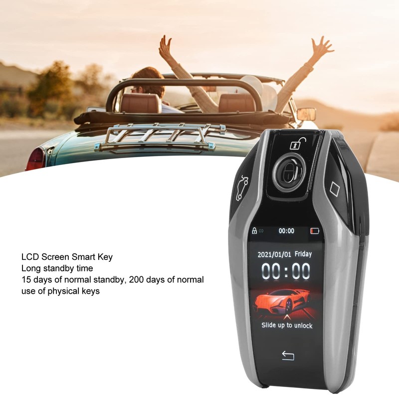 AMONIDA Smart Remote Car Key, Universal TK800+ LCD Touch Screen