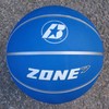 Baden Men's Zone Rubber Basketball, Indoor and Outdoor Ball, Blue,