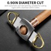 WASEEDS Cigar Cutter Carving Sharp Stainless Steel Ring Blade with