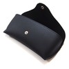 Leather Wind Fabric Classic Frame Sunglasses Plain Glasses Case