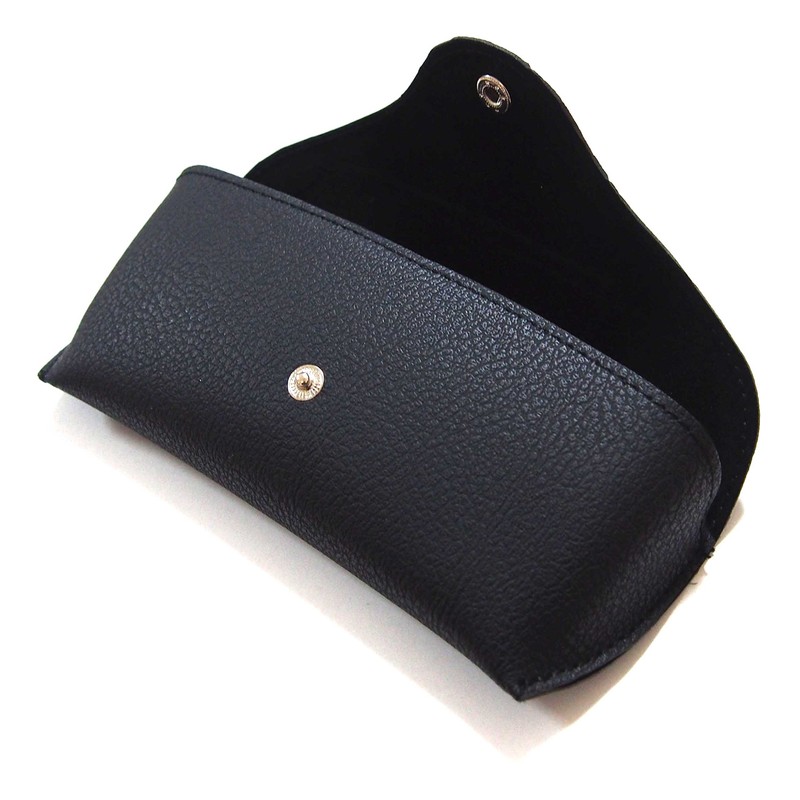 Leather Wind Fabric Classic Frame Sunglasses Plain Glasses Case
