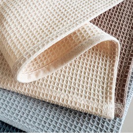 Jogoico Tea Towels, 100% Cotton, Set of 6 Kitchen Towels, 35 x 35 cm, Kitchen Towels, Absorbent, Thick Premium Waffle Towels, Dish Cloth, Cleaning Cloths, Machine Washable, Multicoloured