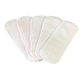 Catwald Insertos de microfibra de 5 capas lavable para pañales ecológicos de adulto,son insertos reutilizables, ecológicos , lavables, durables, absorbentes y biodegrabables para pañales ecológicos de adultos para el cuidado de la incontinencia, paquete 