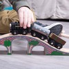 Playtime Express Train Set | 12-Piece Wooden Train Box |