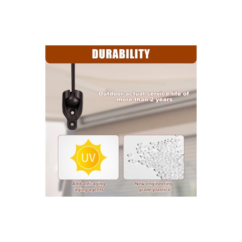 Seprochoo Coolaroo Replacement Parts,Sun Shade Parts, Roller Shade kit,Bungee kit