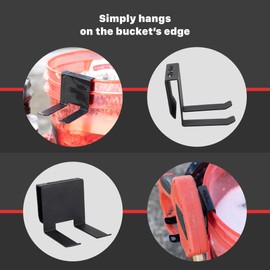 Maxshine Universal Foam Cannon Bucket Mount | Durable Holder for Hanging Foam Cannons | Professional Car Detailing Accessory for Garage Storage & Mobile Detailing Supplies Setup