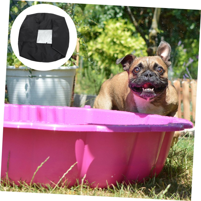 BESPORTBLE Outdoor Round Pool Cover Foldable Bath Pool Protector Solar