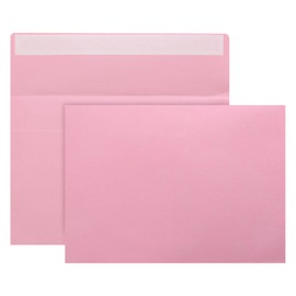50 Packs A7 Envelopes,5x7 Envelopes,5x7 Envelopes for Invitations,Printable invitation envelope,Photos, postcards, greeting cards, mailings, Wedding Self-sealing Envelopes (pink)
