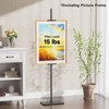 Adjustable Floor Easel Stand, Holds Frames Up to 64"
