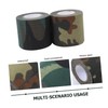 Kisangel 2sets Cohesive Non-Woven Fabric Tapes Water Resistant Camo Pattern