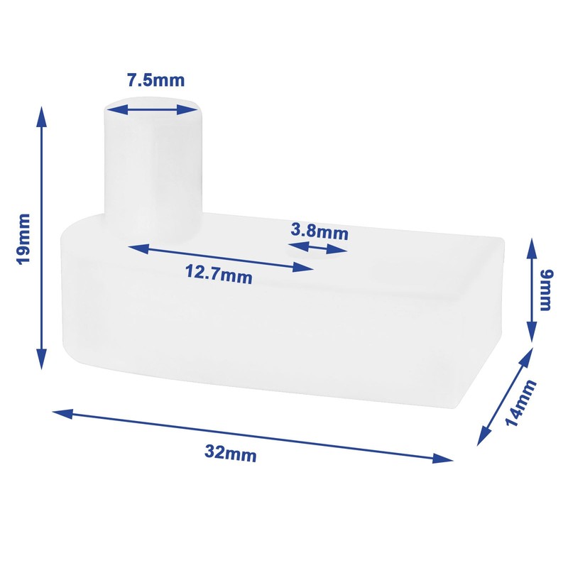 LT Easiyl 2Pcs Bifold Shower Door Hinge Pivot 7.5mm PE