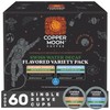 Copper Moon Coffee Swiss Water Decaf Flavored Variety Pack, 60