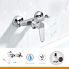 Ibergrif Shower Mixer Valve Wall Mounted, Shower Faucet Single Lever