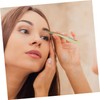Healeved 3 Sets Ergonomic Handle Eyebrow Clip Tweezers Set Eyebrow