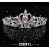 SSKRYL Tiara, Wedding Headdress, Headband, Hair Ornament, Wedding, Bridal, Bridal