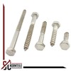 Hexagon Wood Screws - 8 x 80 mm - (Pack