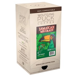Wolfgang Puck Coffee, Jamaican Me Crazy Gram Coffee, 9.5 Gram Pods, 18 Count