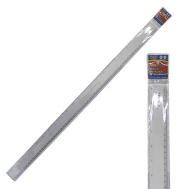 Regla Metalica De Aluminio para oficina, diseño, manualidad, DIY, escuela, hogar y casa 60cm