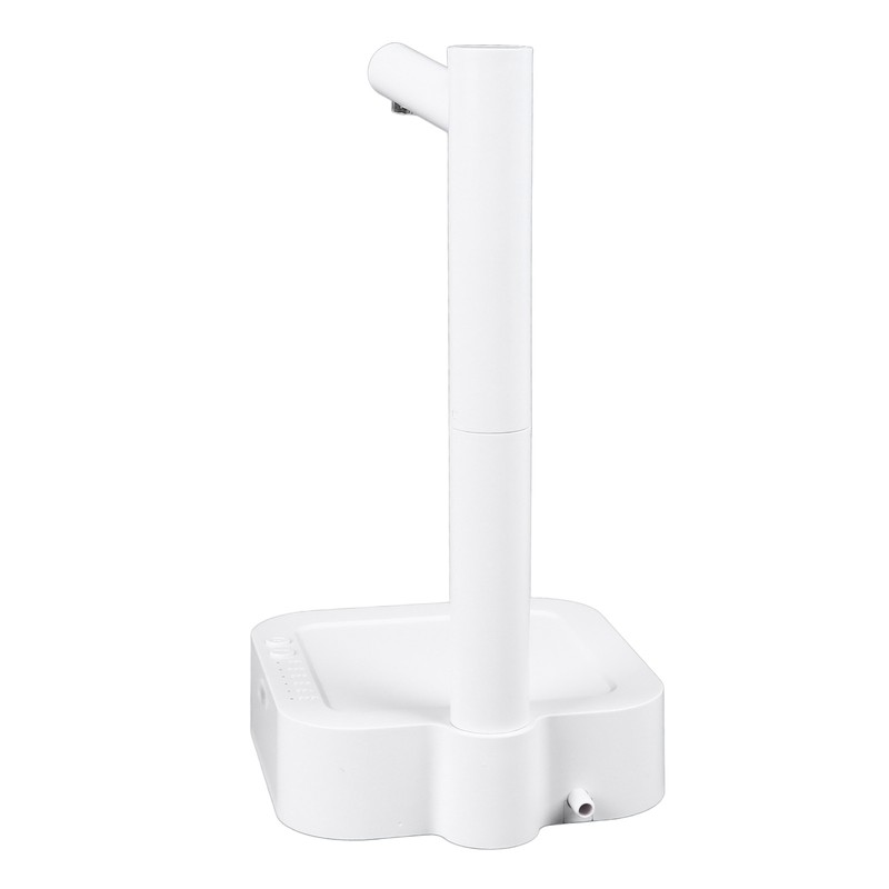 Desktop Water Bottle Dispenser White Extended Hose Low Noise Automatic