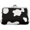 AYANOKOJI Purse Square Pouch, Made in Japan, cow black