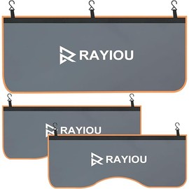 3Pcs Fender Covers for Mechanics, Durable Microfiber Leather, Anti-Scratch Car Fender Protector Mats for Sedan Truck or Station Wagon Automotive - Size M