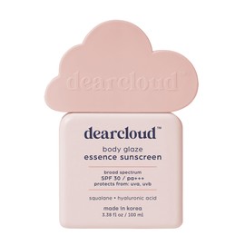 dearcloud Body Glaze Essence Sunscreen SPF 30 – Moisturizing Body Sunscreen – Korean Skincare Essential – Squalane & Hyaluronic Acid (3.38 fl oz)