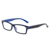 Newbee Fashion - Simple Sleek Squared Fashion Eye Glasses Clear