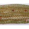 12 Strands 15" Assorted Shapes and Sizes Yellow-Green Resin Beads