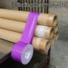 BOMEI PACK Cinta aislante de 4 pulgadas púrpura impermeable, resistente,