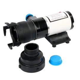 Amarine Made 12V RV Portable Macerator Pump 45 LPM  12 GMP Quick Release RV Waste Sewage Pump