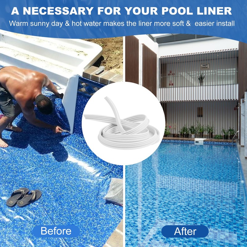 60 ft Swimming Pool Liner Lock, Bead Wedge Lock for