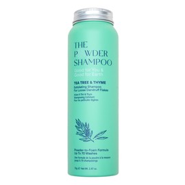 The Powder Shampoo - Powder Shampoo Aluminum Bottle Exfoliating & Balancing Shampoo (Thyme & Tea Tree) - 2.47 oz