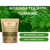 Moringa Leaves Tea with Turmeric 8 oz, Boost Immunity, Aid