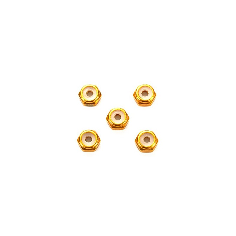 タミヤ ミニ四駆特別企画商品 2mmアルミロックナット ゴールド 5個 95458